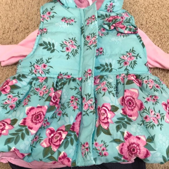 NWT! KIDS HEADQUARTERS Size 12M three piece set - Picture 6 of 6